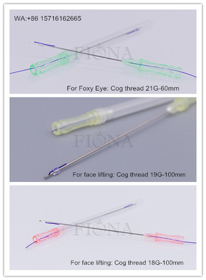 Il filo di Cannulla del DENTE di PDO PCL PLLA 4D solleva 19G-100mm per lifting facciale non chirurgico