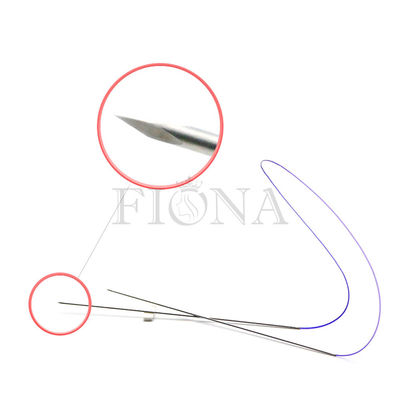 21G 460mm Fiona Double Needle Thread Lift, linea ascensore di V del filo di Pdo