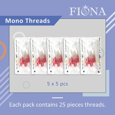 Doppia mono chirurgia plastica assorbibile delle filettature