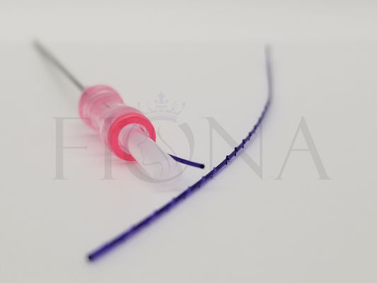Gruesas muy dei pieles di pesados y di bidireccional di cánula di PDO 18G 100mm Hilo di tejidos smussati di Indicado para.