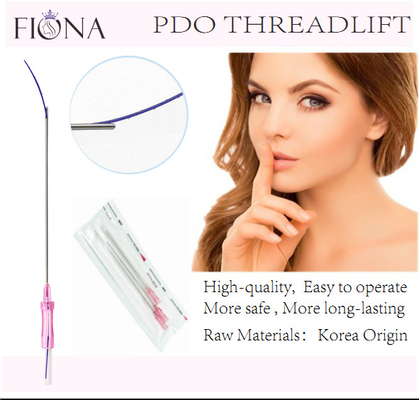 Filo Nonsurgical 18G 100mm del dente di lifting facciale del filo di PDO per lifting facciale istantaneo