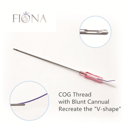 Filo Nonsurgical 18G 100mm del dente di lifting facciale del filo di PDO per lifting facciale istantaneo