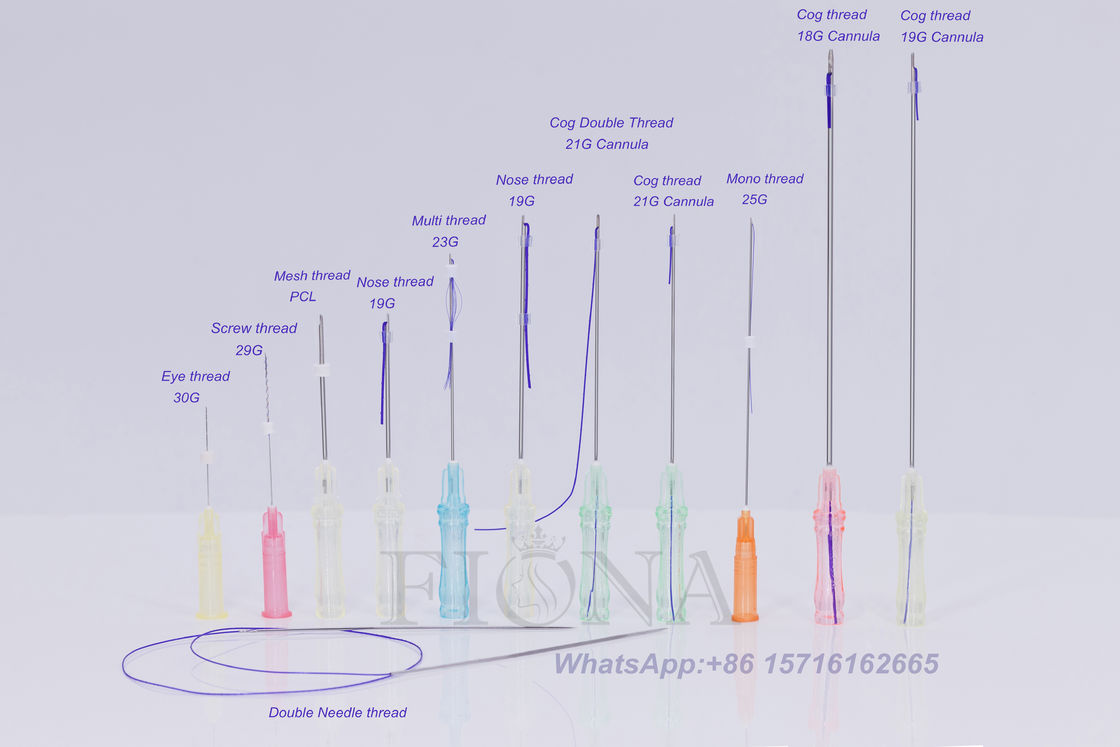 PDO PCL PLACL L tipo ascensore del filo del dente della cannula per il sollevamento del corpo e del fronte